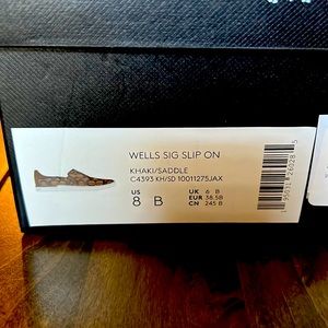 NIB - Coach wells slip on sneakers
